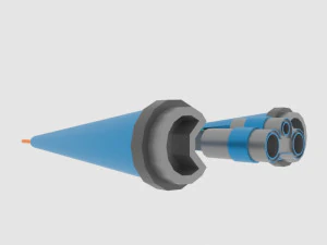 Mig-e spaceship 3D Model