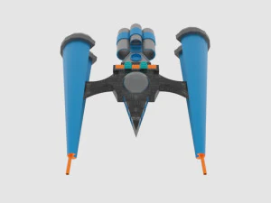 Mig-e spaceship 3D Model