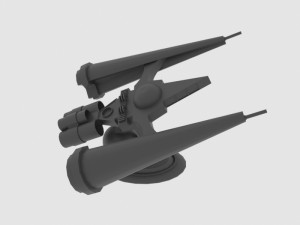 Mig-e spaceship 3D Modell