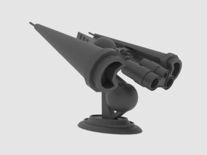 Mig-e spaceship 3D Modell