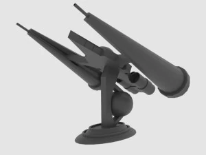 Mig-e spaceship 3D Model