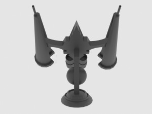 Mig-e spaceship 3D Modell