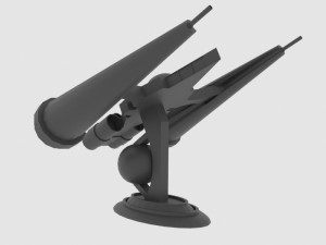 Mig-e spaceship 3D Modell