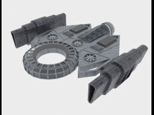 Mig-s Raumschiff 3D Modell