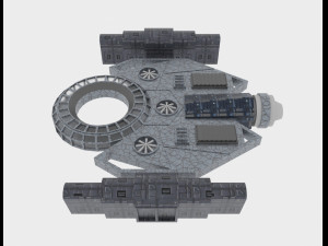 Mig-s spaceship Model 3D
