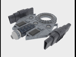 Mig-s spaceship Model 3D