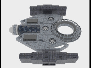 Mig-s spaceship Model 3D