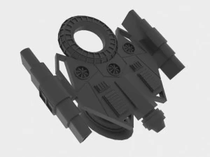 Mig-s spaceship 3D Model