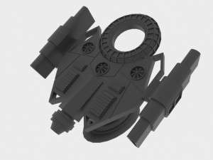 Mig-s spaceship Model 3D