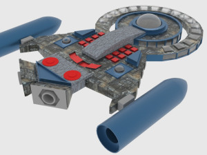 Tx-300 spaceship Modello 3D