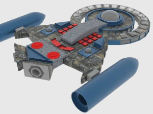 Tx-300 spaceship 3D Model