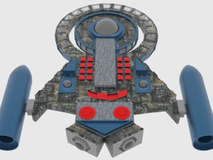 Tx-300 spaceship 3D Model