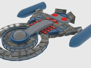 Tx-300 spaceship Modello 3D