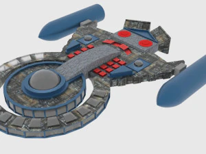 Tx-300 spaceship 3D Model