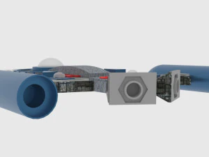 Tx-300 spaceship 3D Model