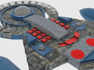 Tx-300 spaceship 3D Model
