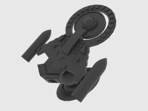 Tx-300 spaceship 3D Model