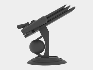 Tx-500 spaceship 3D Model