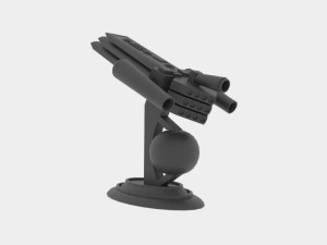 Tx-500 spaceship 3D Model