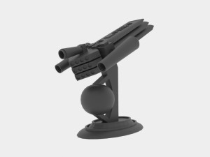 Tx-500 spaceship 3D Model