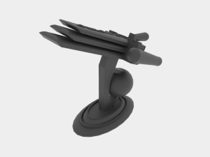 Tx-500 spaceship 3D Model