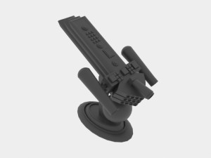 Tx-500 spaceship 3D Model