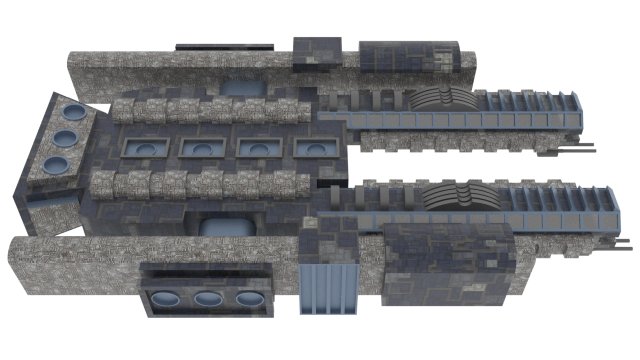 Tx-800 spaceship 3D 模型 .c4d .max .obj .3ds .fbx .stl .blend 