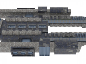 Tx-800 spaceship 3D Model