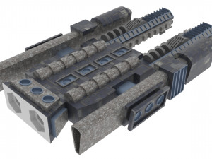 Tx-800 spaceship 3D 模型