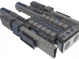 Tx-800 spaceship 3D 模型