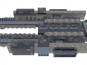 Tx-800 spaceship 3D 模型
