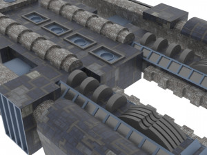 Tx-800 spaceship 3D 模型