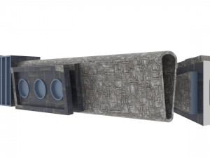Tx-800 spaceship 3D 模型