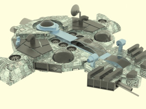 Zenit - c spaceship 3D Модель