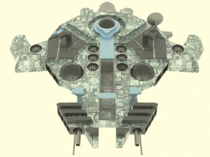 Zenit - c spaceship 3D Model