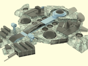 Zenit - c spaceship 3D Model