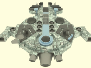 Zenit - c spaceship 3D Model