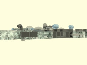 Zenit - c spaceship 3D Model