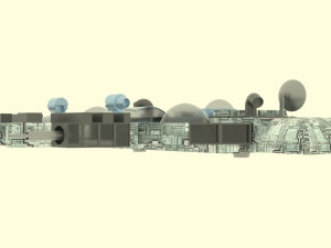 Zenit - c spaceship 3D Model