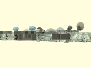 Zenit - c spaceship 3D Model