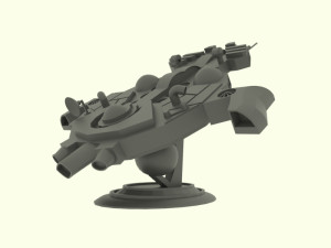 Zenit - c spaceship 3D Model
