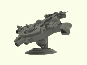Zenit - c spaceship 3D Model