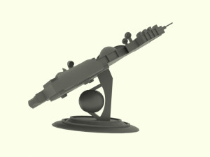 Zenit - c spaceship 3D Model