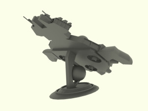 Zenit - c spaceship 3D Model