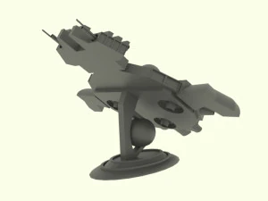 Zenit - c spaceship 3D Model