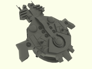 Zenit - c spaceship 3D Model