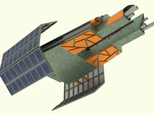 Zenit - z spaceship 3D Model
