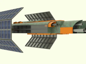 Zenit - z spaceship 3D Model