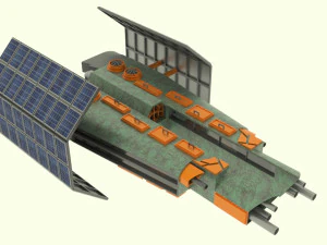 Zenit - nave espacial z Modelo 3D