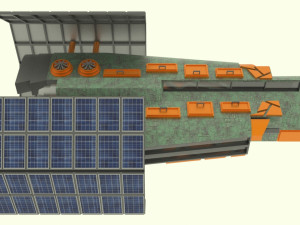 Zenit - z spaceship Model 3D